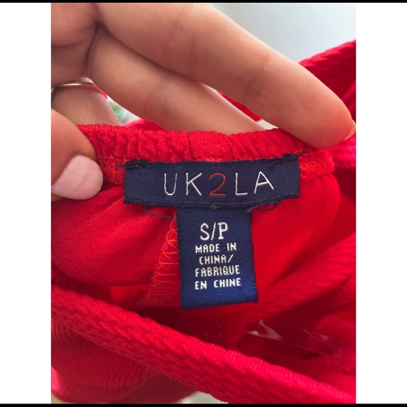 RED ROMPER!!SUPER CUTE - Picture 5 of 6